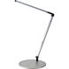 Z-Bar Solo 18 inch 6.00 watt Silver Desk Lamp Portable Light